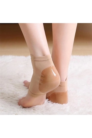 Silikon Topuk Nemlendirici Çorap Çok Renkli