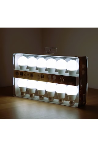 Kes185 12w 220v E27 4000k Ararenk Led Ampul 12'li Paket