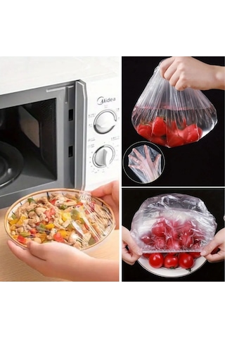 Buffer 100 Adet Tazeliği Koruyan Kullan At Tabak Bonesi