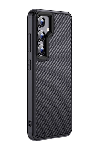 Galaxy Uyumlu S24 Plus Kılıf Aramid Karbon Fiber Magsafe Özellikli Wlons Radison Kapak