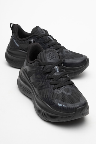 Humtto Hummto Kadın Kalın Hafif Tabanlı Sneakers & Spor Ayakkabı Mc 21406 Siyah