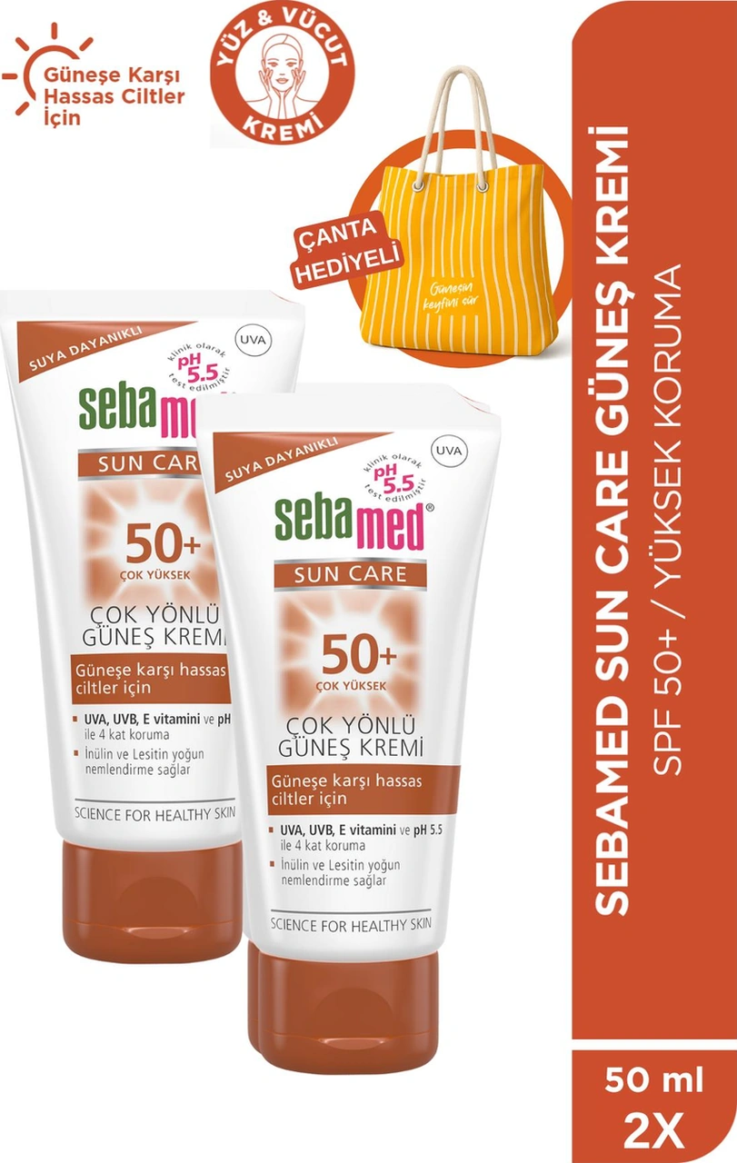 Sebamed Sun Care 50 ml x2 - Çanta Hediyeli Set