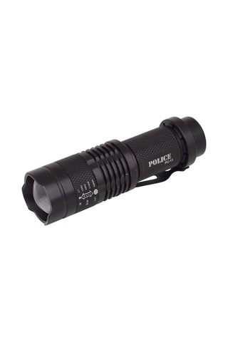 Pc-11 Mini El Feneri Sadece 1 Kalem Pil İle Çalışır Cree Q5 Led Teknolojisi, 100m Menzil Ve Zoom Öz