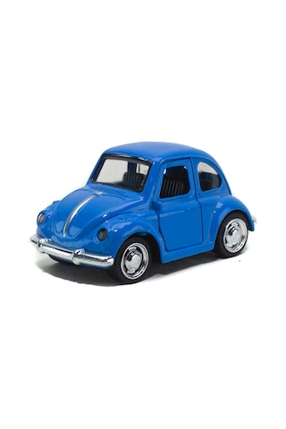 Metal Vosvos Çek Bırak Model Araba Mavi