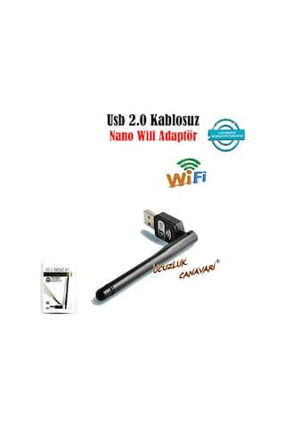 Bilgisayar USB Kablosuz Wi-Fi Adaptör 150Mps Antenli