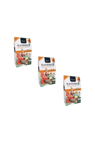 Nature Plan Sandmix Grit Natural Kuş Kumu 3 x 250 G