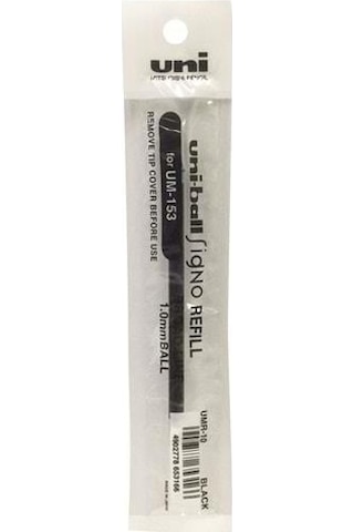 Uni-Ball Umr-10 Imza Kalem Yedeği 1.0 Mm Siyah - 12'li Paket