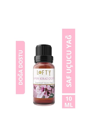 Lofty Japon Kiraz Çiçeği Doğal Uçucu Yağ Saf Buhurdanlık Esansı Konsantre Oda Kokusu 10 ML