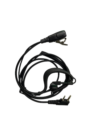 Sfe Spiral Kablolu Bas Konuş Mikrofonlu Yüksek Modülasyonlu Şantiye Telsiz Kulaklığı 2