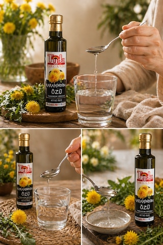 Tijda Taraxacum Officinale Karahindiba Kökü Bitki Özü 250 ML