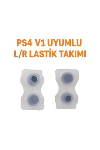 Ps4 V1 Kollar İle Uyumlu L/r Lastik Takımı 1 Takım 2 Adet