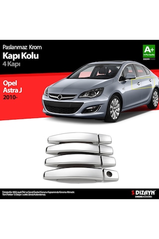 S-Dizayn Opel Astra J Krom Kapı Kolu 4 Kapı 2010 Üzeri A Kalite
