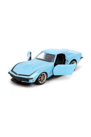 Jada 1:32 Pink Slips 1969 Chevrolet Corvette Stingray Zl1 Mavi