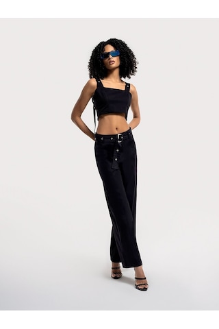 LOFT Straight Leg Kadın Pantolon Lf2035101 Q1.v1 Siyah