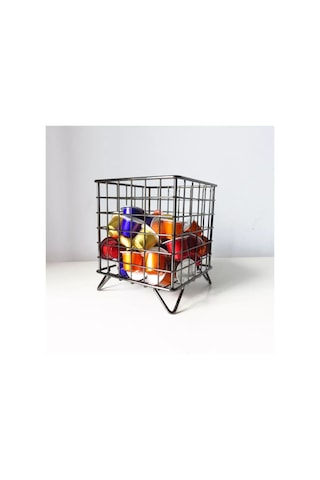 Roomstetica Mutfakta Saklama Sepeti, Evrensel Düzenleyici 210314726 Siyah Mat