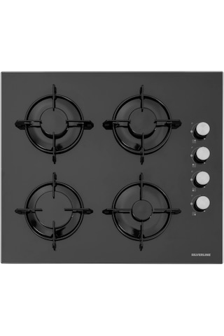 Silverline BO6504B01 - CS5349B01 - 3420 Classy 60 Siyah Cam Ankastre Set