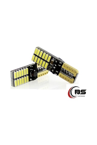 Bs.Elektronik T10 Dipsiz Beyaz Led Ampul 24 Led Smd Canbus