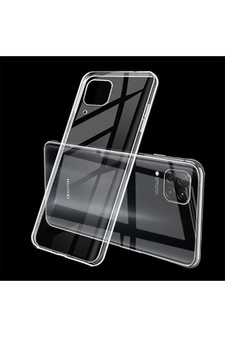 Huawei P40 Lite Kılıf Lüx Şeffaf Silikon Kılıf