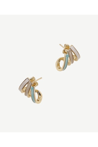 Yargıcı Üç Sıralı Küpe 26ykbj8028x 630 Renkli