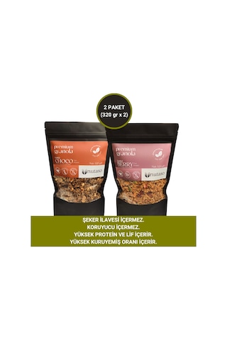 Nutaso Choco Granola 320 G + Berry Granola 320 G