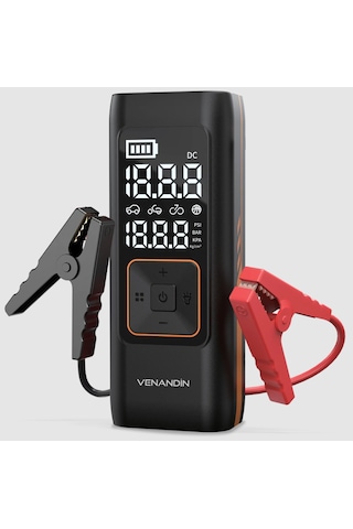 Venandin Inflamo Kompresör Akü Takviye Cihazı 8.000mah Hava Pompası