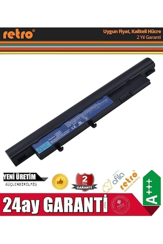 Acer Uyumlu Aspire 3750 Serisi Notebook Bataryası - Pili (9Cell)