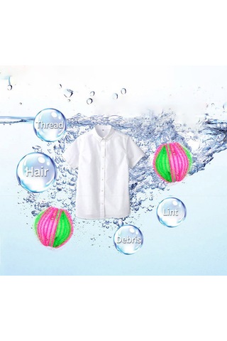 Mufunye 6 Adet Mavi Beyaz 3.5cm Bulaşık Makinesi Kuruş Temizleyici Topları - Saç Ve Toka Alıcı, Kumaşları Kirden Temizler, Çıvrilmeyi Azaltır Mavi