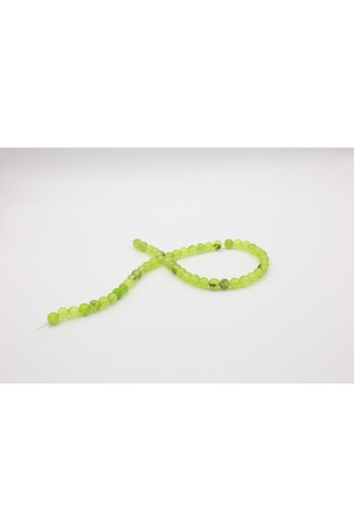 Peridot Doğal Taş Boncuk 8 Mm