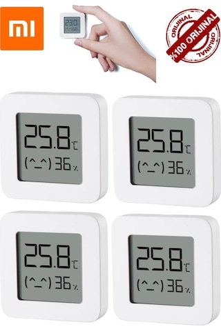 Xiaomi Mijia Bluetooth Akıllı Sıcaklık ve Nem Ölçer Termometre 4'
