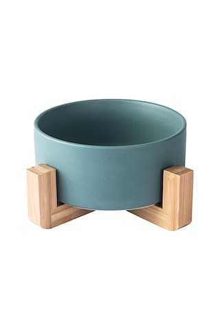 Neevoyu Yeşil Mini Seramik Bitki Kasesi, Bambu Ayağa Sahip, Sualtı Ve Sukulent İçin, Deliksiz Taban, Ev Dekoru