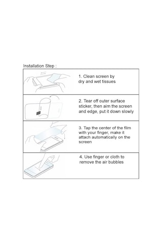 Microcase Apple Uyumlu iPhone 13 Pro Max Ön Ve Arka Tempered Glass Cam Koruma