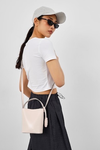 Shule Bags Amore Minimal Çapraz Çanta Krem