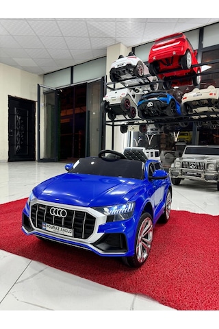 Audi Akülü Araba 12 Volt 0-5 Yaş Mavi