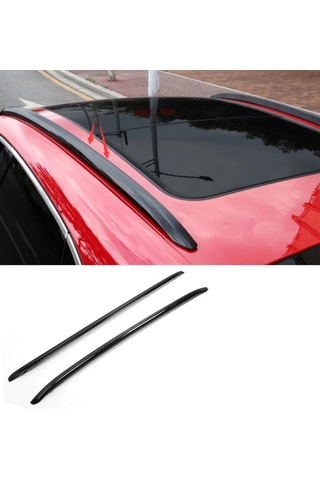 Porsche Macan 2014+ Tavan Çıtası Siyah Oem Steyle