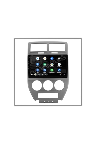 Govimaks Jeep Compass 2007-2009 Uyumlu 2 Gb Ram 32 Gb Hafıza Androıd Multımedıa Teyp 9"