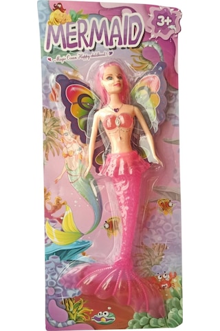 Oyuncak 32 Cm Işıklı Deniz Kızı Bebek Kız Çocuk Oyun Ve Hediye Seti