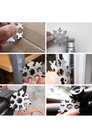 River World Anahtarlık Açacak Kar Tanesi