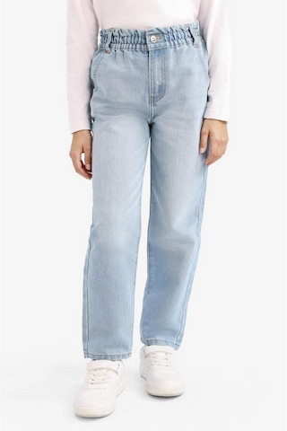 Defacto Kız Çocuk Paperbag Standart Paça Jean Pantolon E6181a825aunm39 Mavi