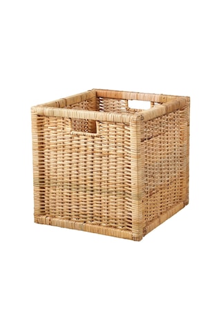 Sepet, Rattan, 32x34x32 Cm Açık Ahşap