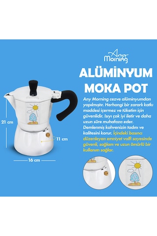 Any Morning Hes-6 Espresso Kahve Makinesi 240 Ml
