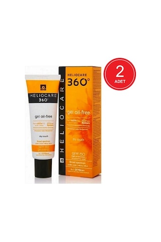 Heliocare 360 Gel Oil Free Güneş Kremi Spf 50+ 2 x 50 ML