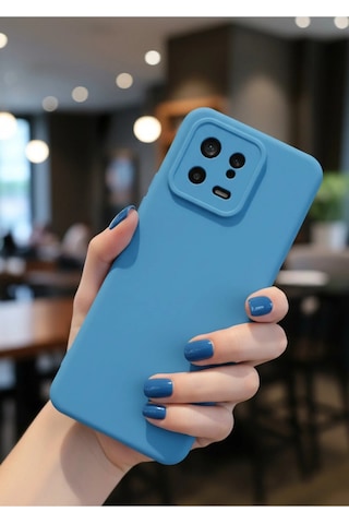 Xiaomi Mi 13 Kılıf Içi Kadife Süet Tasarımlı Kamera Korumalı Silikon A Kalite Lansman Kapak