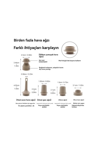 Supermarket1 Kamp İçin Kullanışlı Şişirme Pompası - Yüksek Güçlü Ve Kompakt