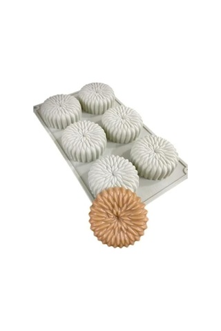 Siliko World Mum Kalıbı, Sabun Kalıbı, Kek & Pasta Kalıbı Silikon Kalıp 7cm, Kırmızı