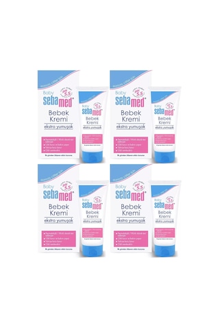 Sebamed Bebek Kremi 200 Ml Ekstra Yumuşak 4'lü Set
