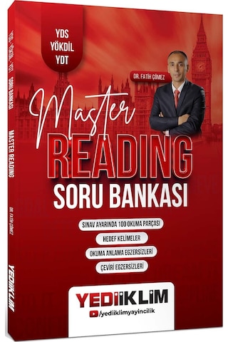 Yediiklim Yayınları Yds Yökdil Ydt Master Reading Soru Bankası