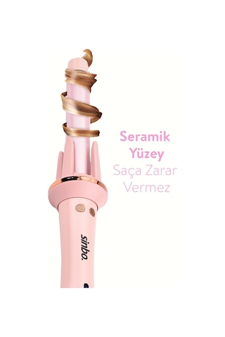 Sinbo Profesyonel Otomatik Kalın Su Dalgası Saç Maşası 25 MM SHD-1709