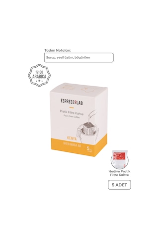Kenya Nyeri Imara Ab Pratik Filtre Kahve - 5'li Paket | Hızlı Ve Kolay Demleme