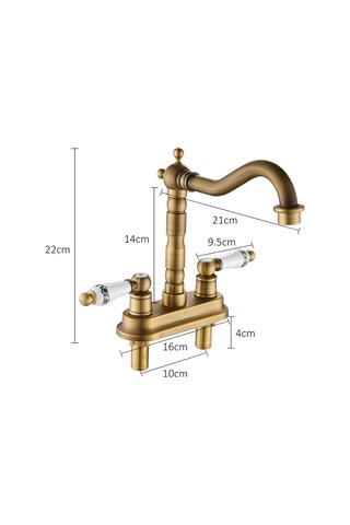 Banyo Lavabo Bataryası Ankastre Antik