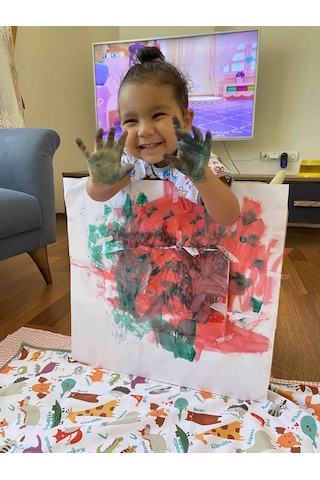 Yorni 145x100cm Oyun Hamuru,oyun Köpüğü Için Sıvı Geçirmez Örtü